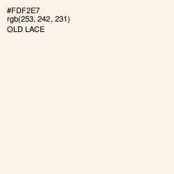 #FDF2E7 - Old Lace Color Image